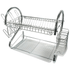 Better Chef 16" 2-Level Chrome-Plated S-Shaped Dish Rack Jupiter Gear Home