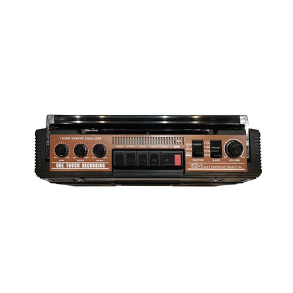 Supersonic 4 Band Bluetooth Radio &amp; Cassette Player + Cassette To Mp3 Converter Jupiter Gear Home