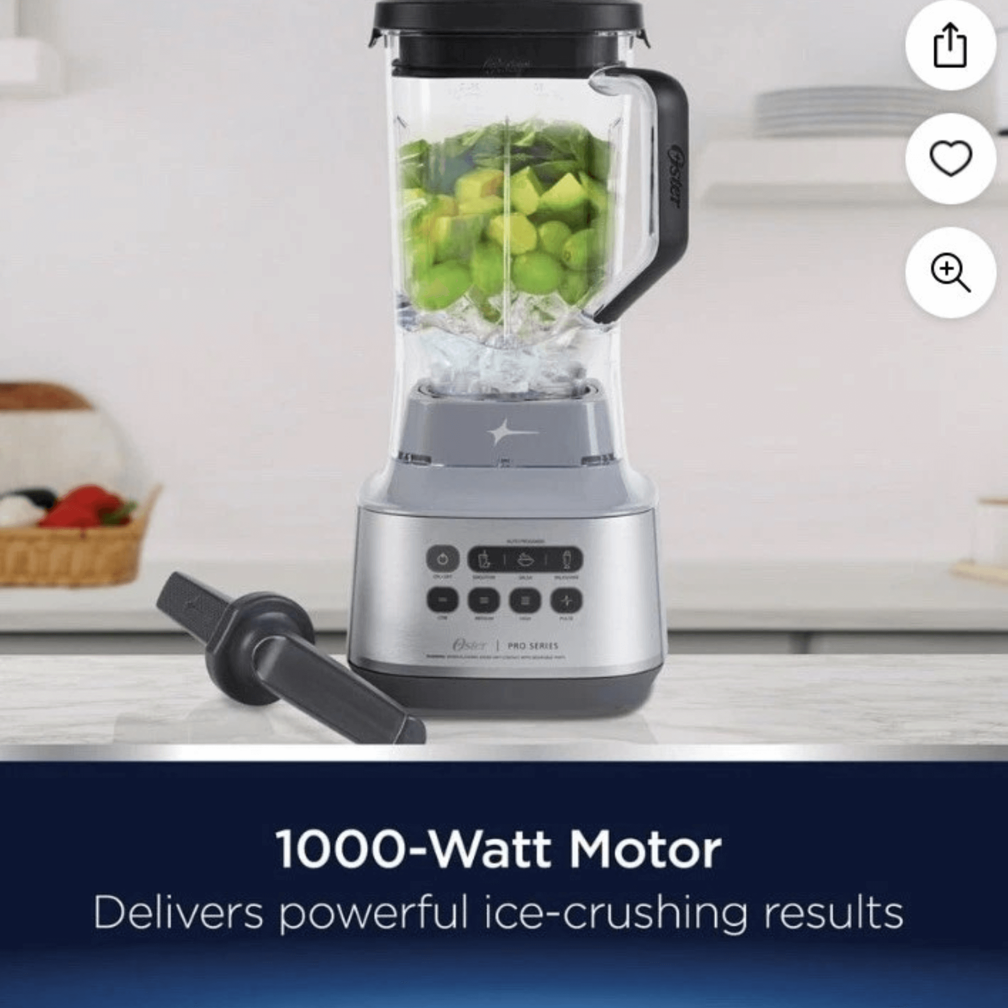 Oster 1000W Pro Series Kitchen System XL Blender and Food Processor Jupiter Gear Home