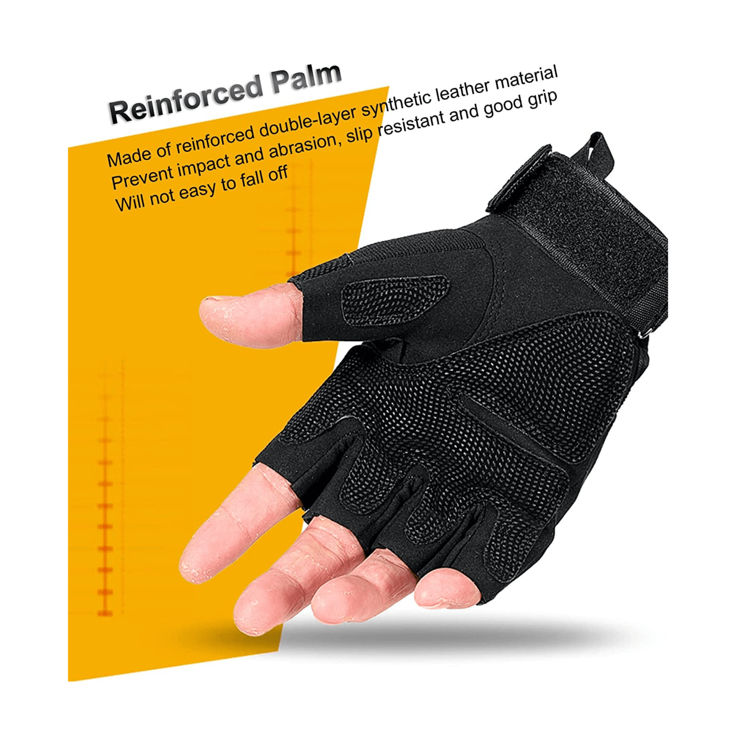 JupiterGear Tactical Military Fingerless Airsoft Gloves for Outdoor Sports, Paintball, and Motorcycling Jupiter Gear Home