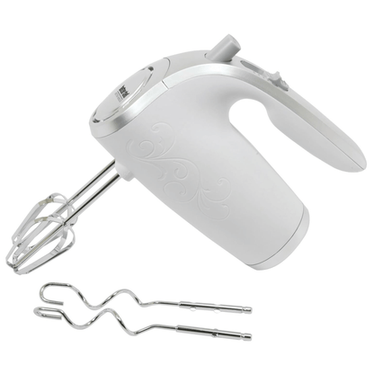 Better Chef 5-Speed 150W Hand Mixer with Silver Accents and Storage Clip Jupiter Gear Home
