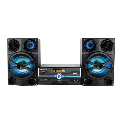 IQ Sound HiFi Multimedia Audio System with Bluetooth and AUX, USB &amp; Mic Inputs Jupiter Gear Home