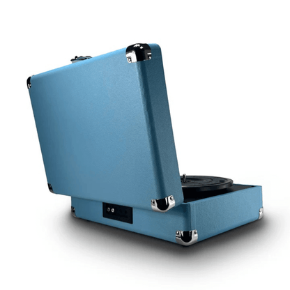 Victor Metro Plus Portable Dual BT Suitcase Turntable Turquoise - Refurbished Jupiter Gear Home