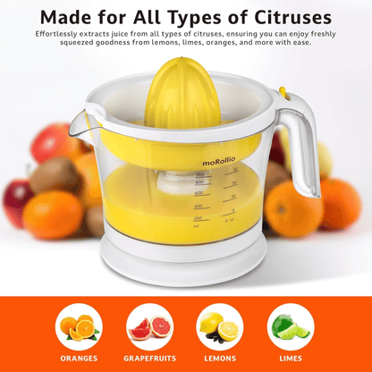 moRollio Compact 32oz Electric Citrus Juicer Jupiter Gear Home