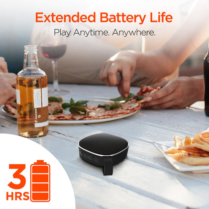HyperGear Fabrix Mini Wireless Speaker for Easy Pairing w Built-In Mic Jupiter Gear Home