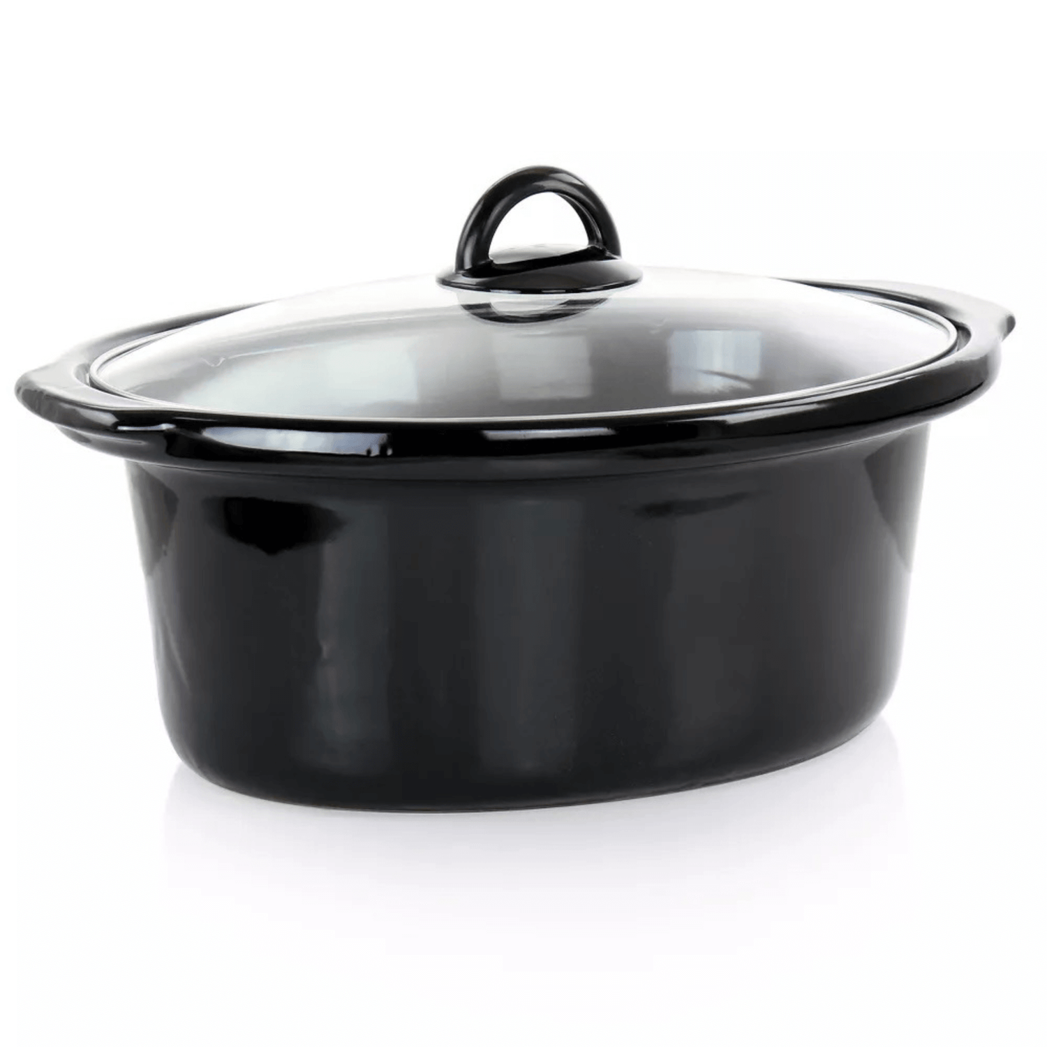 Better Chef 6-Quart Oval Stainless Steel Slow Cooker with Removable Stoneware Crock Jupiter Gear Home