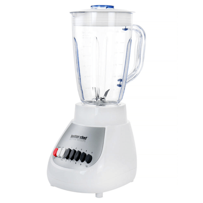 Better Chef Classic 10-Speed 6-Cup Plastic Jar Blender Jupiter Gear Home