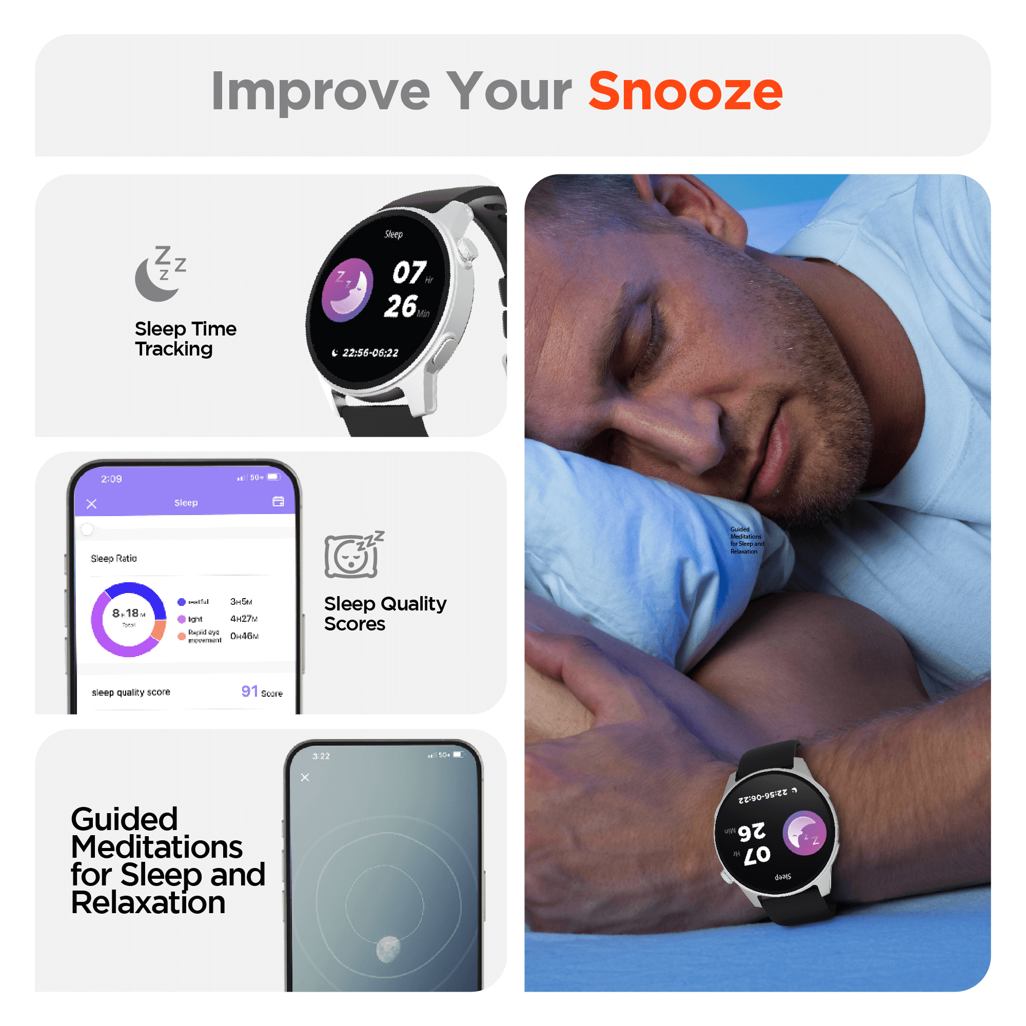 HyperGear SmartWatch + Fitness Tracker Jupiter Gear Home