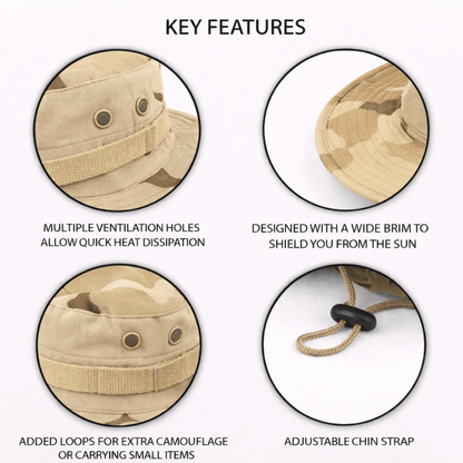 XGear Tactical Wide Brim Boonie Bucket Hat Jupiter Gear Home
