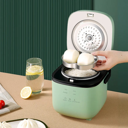 Mini Rice Cooker Automatic Household Kitchen Electric Cooking machine 1-2 People Food Warmer Steamer 1.2L Small Rice Cooker Taj Home Store