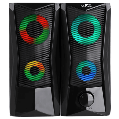 beFree Sound Dual Computer Gaming Speakers Jupiter Gear Home
