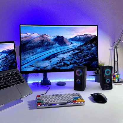 beFree Sound Dual Computer Gaming Speakers Jupiter Gear Home