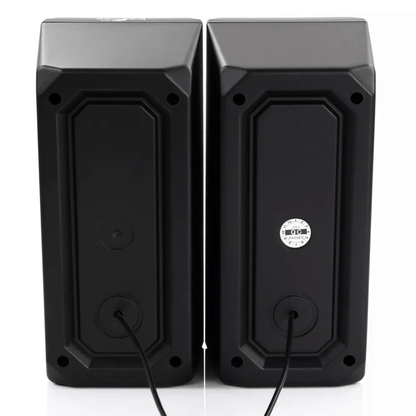 beFree Sound Color LED Dual Gaming Speakers Jupiter Gear Home