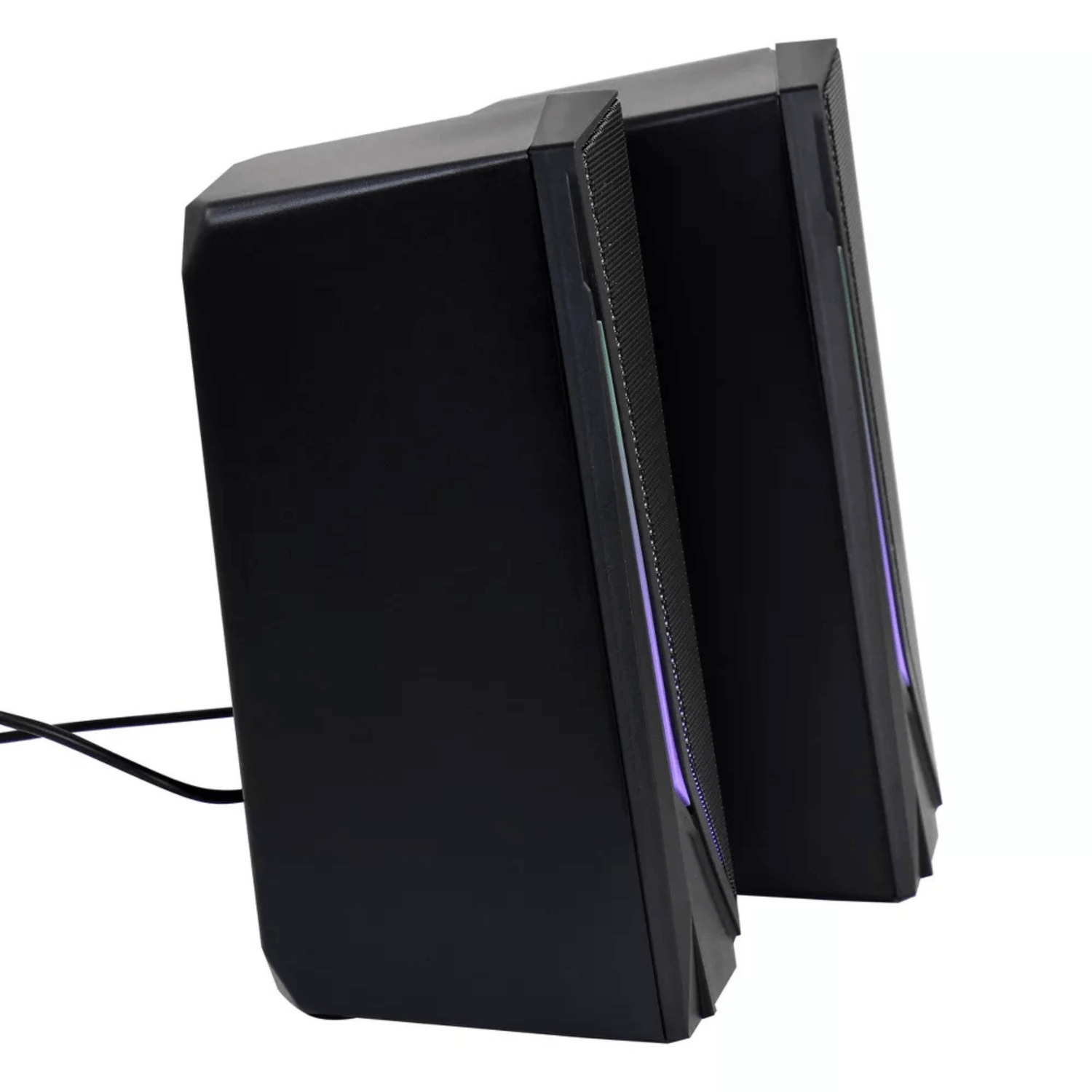 beFree Sound Dual 2.0 Computer Gaming Speakers with LED RGB Lights Jupiter Gear Home