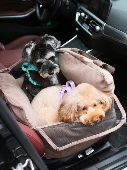 Puff Guard Dog Car Seat - Blue DC-PEHOM