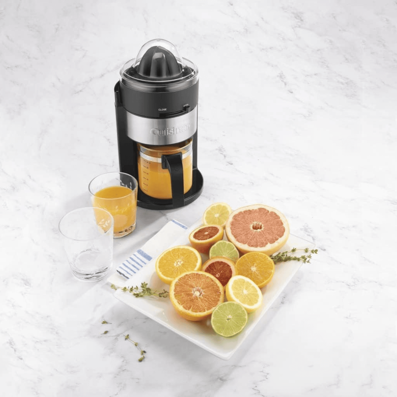 Cuisinart Deluxe Citrus Juicer with Glass Carafe Jupiter Gear Home