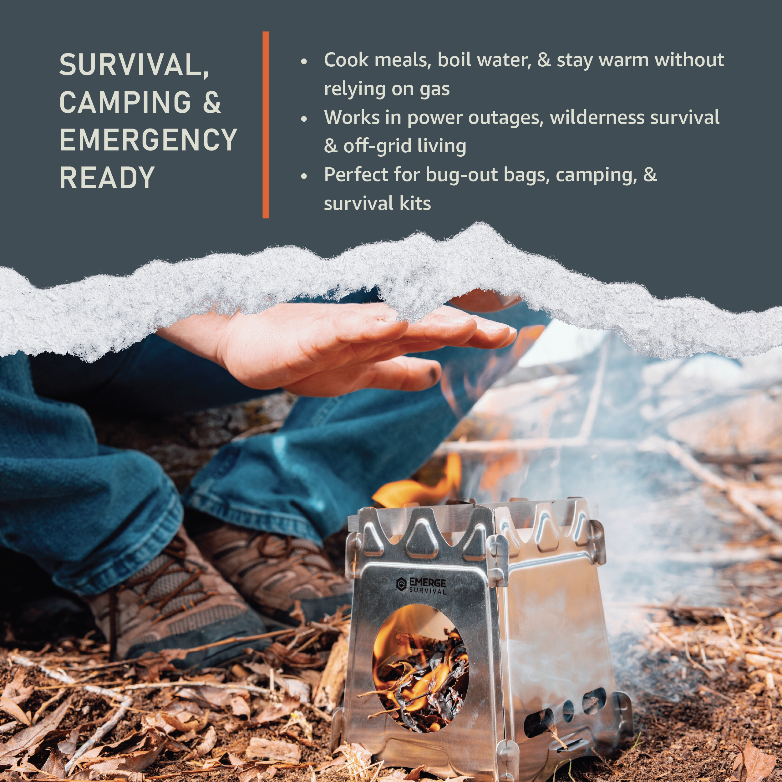 Collapsible Mini Stove Emerge Survival
