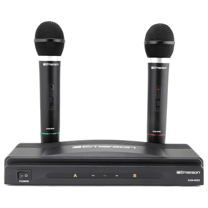 Emerson Professional Dual Microphone Kit with Wireless Transmitter Jupiter Gear Home