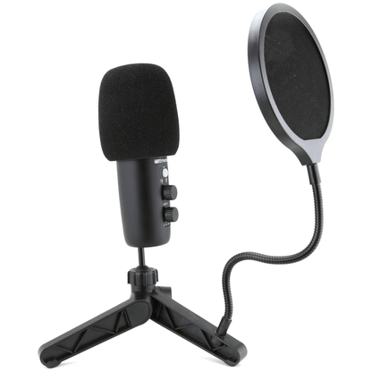 Emerson USB Gaming and Streaming Condenser Microphone with LED Lighting Jupiter Gear Home