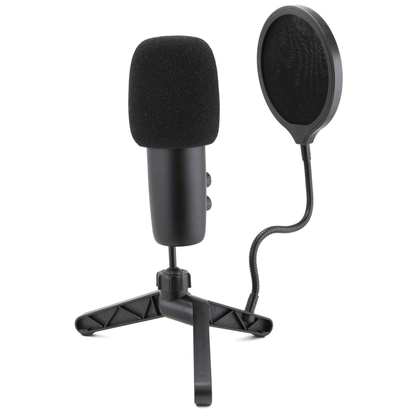 Emerson USB Gaming and Streaming Condenser Microphone with LED Lighting Jupiter Gear Home