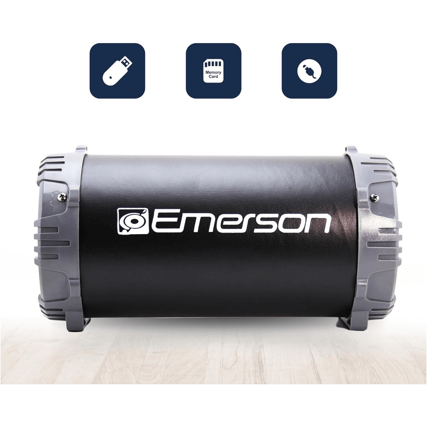 Emerson Portable Bluetooth Speaker with LED Lighting and Carrying Strap Jupiter Gear Home