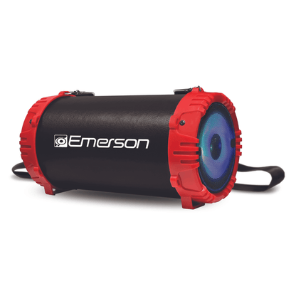 Emerson Portable Bluetooth Speaker with LED Lighting and Carrying Strap Jupiter Gear Home