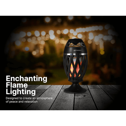 Emerson Outdoor Flame Light Bluetooth Speaker Jupiter Gear Home