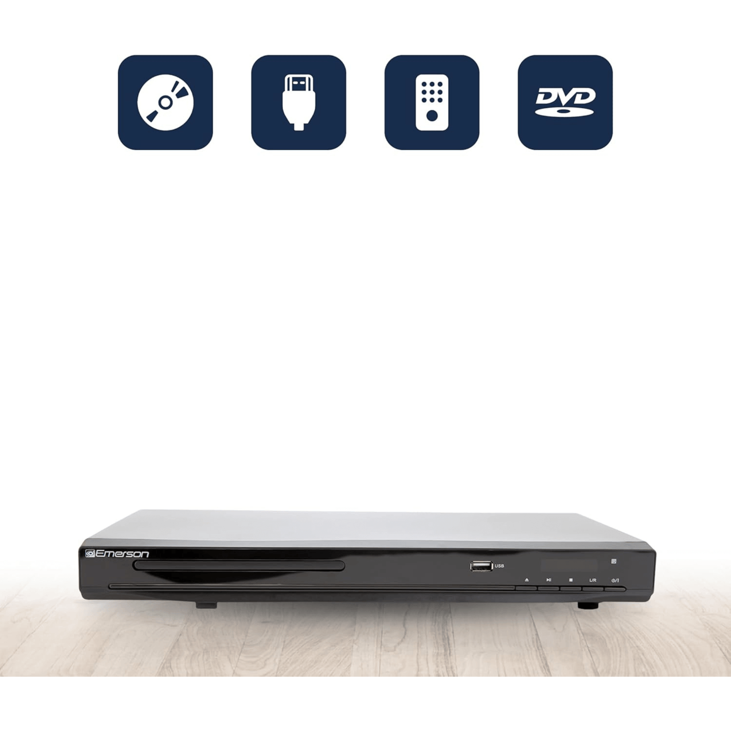 Emerson DVD Player with HD Upconversion Jupiter Gear Home