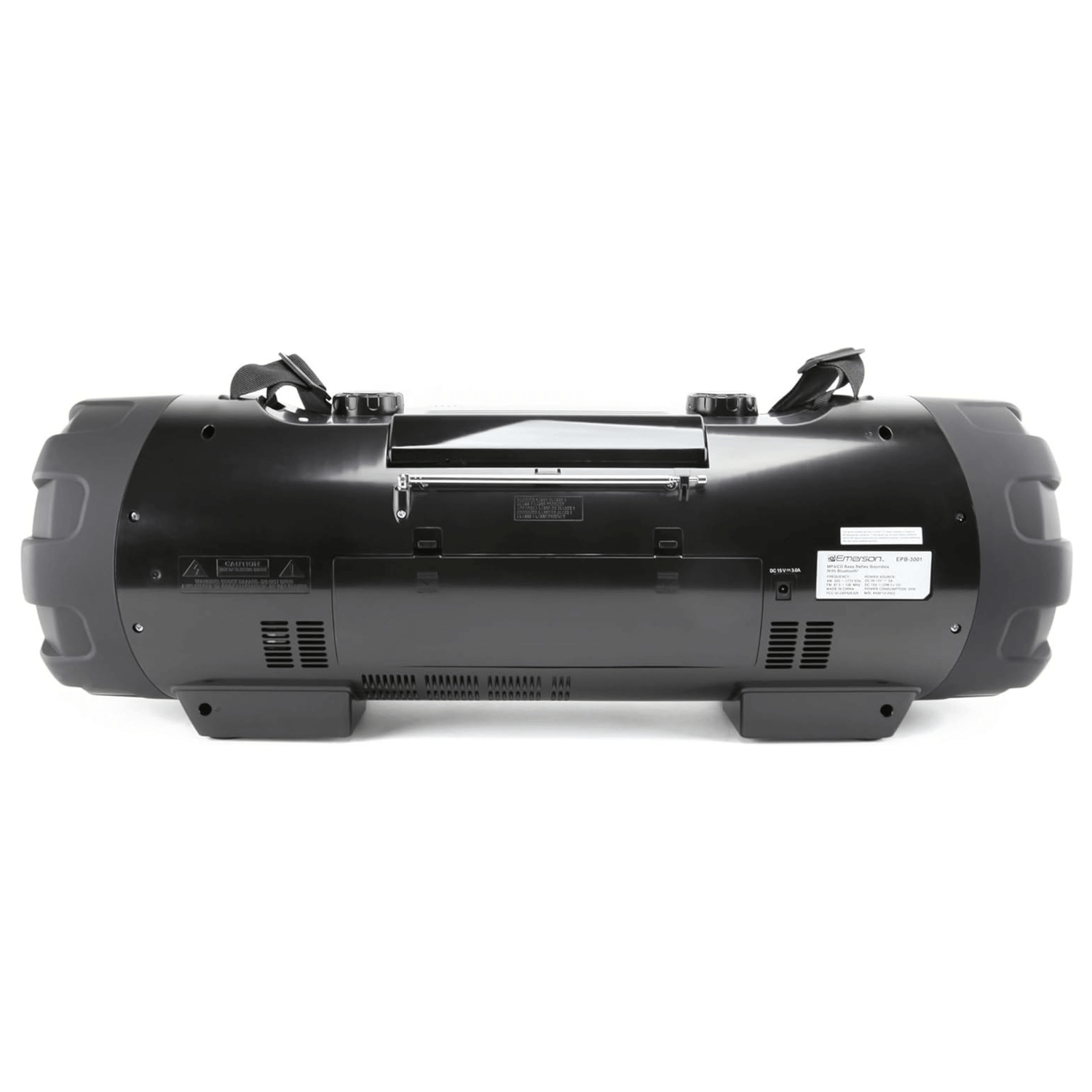 Emerson Dual Subwoofer Bluetooth Boombox Jupiter Gear Home