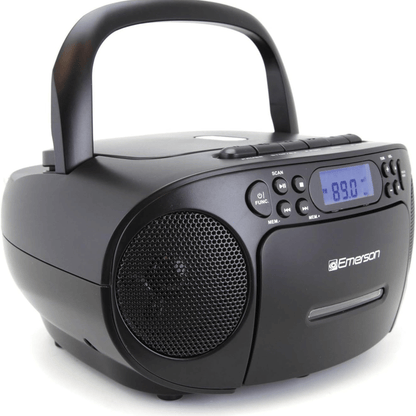 Emerson Portable CD/Cassette Boombox Jupiter Gear Home