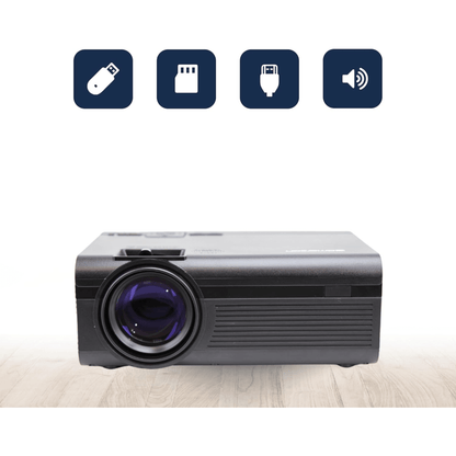 Emerson 150" Home Theater LCD Projector with Built-In Speaker Jupiter Gear Home