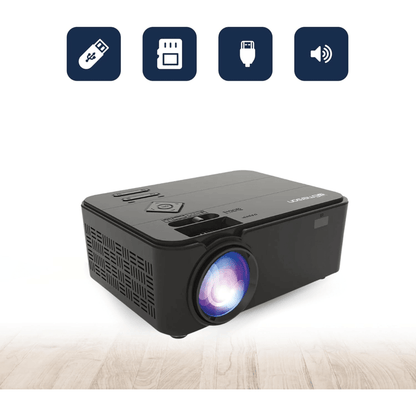 Emerson 150" Home Theater LCD Projector with 720p and Built-In Speaker Jupiter Gear Home