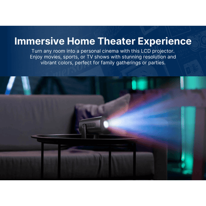 Emerson 120" Home Theater LCD Projector Jupiter Gear Home