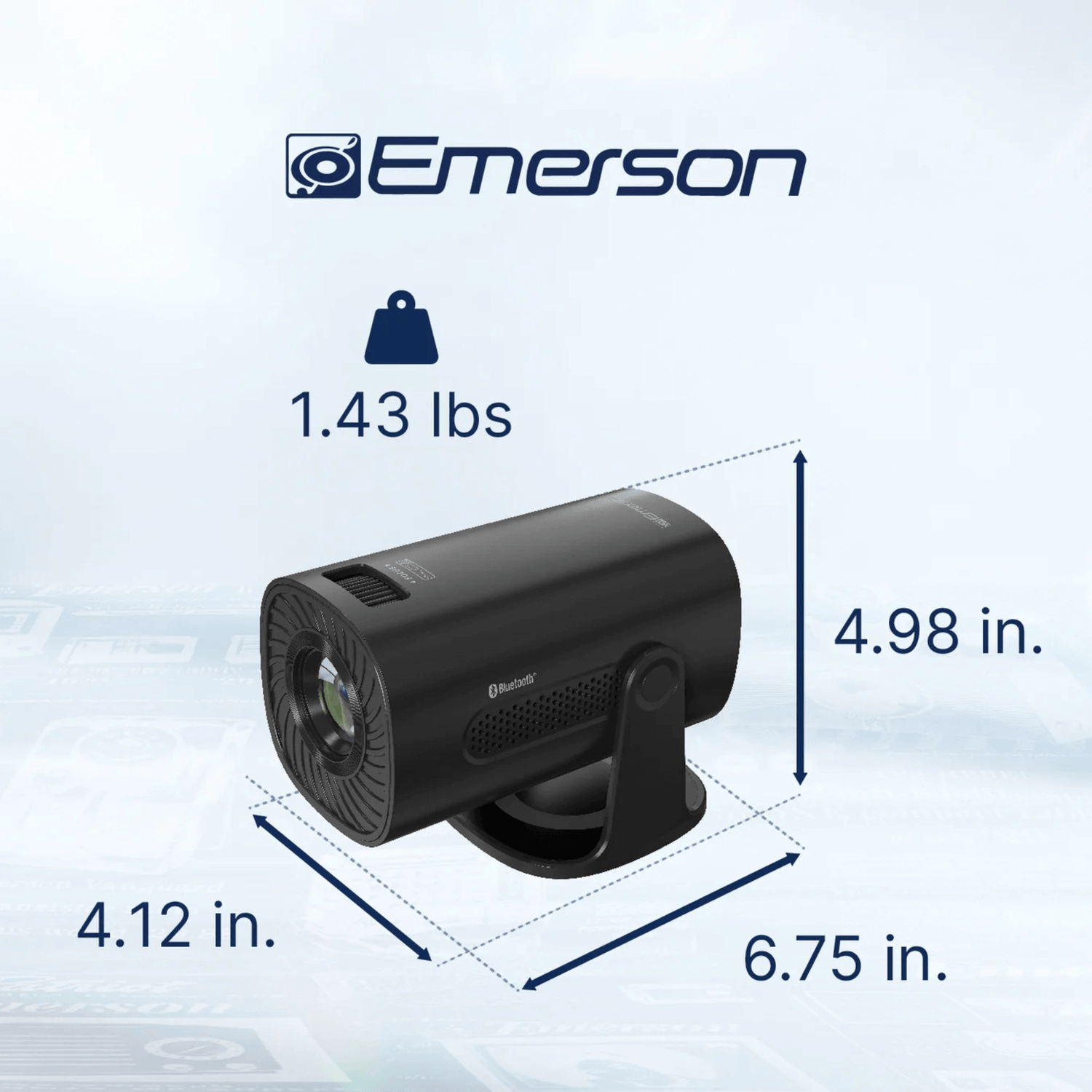 Emerson 120" Home Theater LCD Projector Jupiter Gear Home