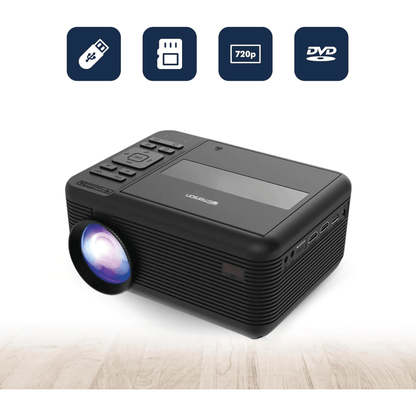 Emerson 150" Home Theater LCD Projector with 720p and DVD Player Jupiter Gear Home