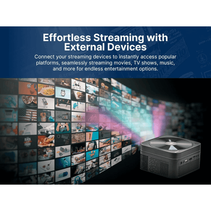 Emerson 120" Home Theater LCD Projector Combo with Built-In DVD Player Jupiter Gear Home