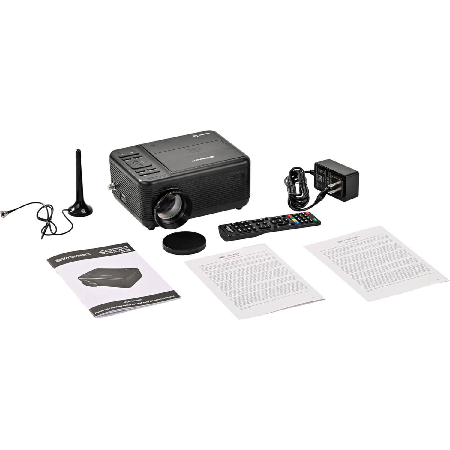 Emerson 120" Home Theater LCD Projector with Built-In TV Tuner and DVD Player Jupiter Gear Home