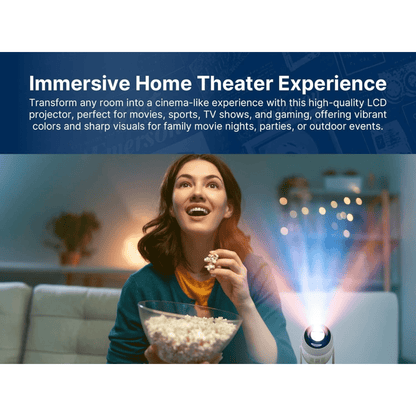 Emerson 150" Home Theater LCD Projector Jupiter Gear Home