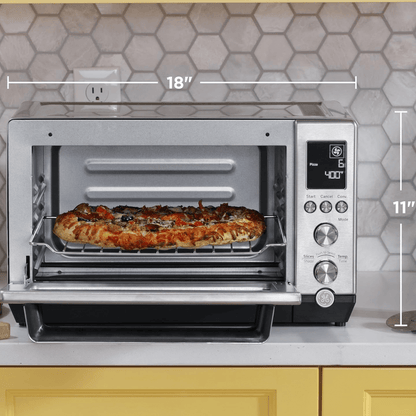 General Electric Stainless Digital 6-Slice Convection Toaster Oven Jupiter Gear Home