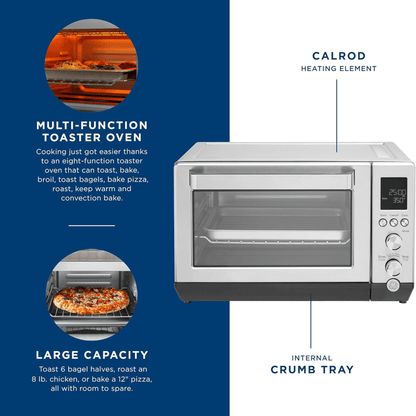 General Electric Stainless Digital 6-Slice Convection Toaster Oven Jupiter Gear Home