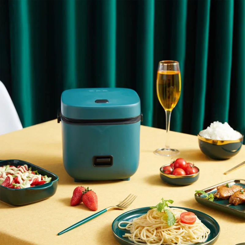 Mini Rice Cooker Automatic Household Kitchen Electric Cooking machine 1-2 People Food Warmer Steamer 1.2L Small Rice Cooker Taj Home Store