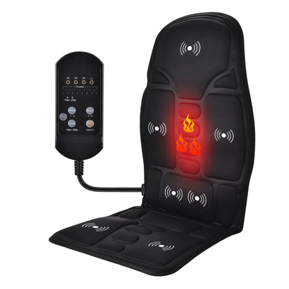 Electric Vibrating Car Massage Massage Chair Mat Portable Massager Cushion Home Infrared Heating Back Vibrator Massage Pads Taj Home Store