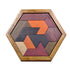 Hexagonal Wooden Geometric Shape Jigsaw Puzzles Chess Game Board Montessori Toys Brain Teaser Educational Intelligence Toys Taj Home Store