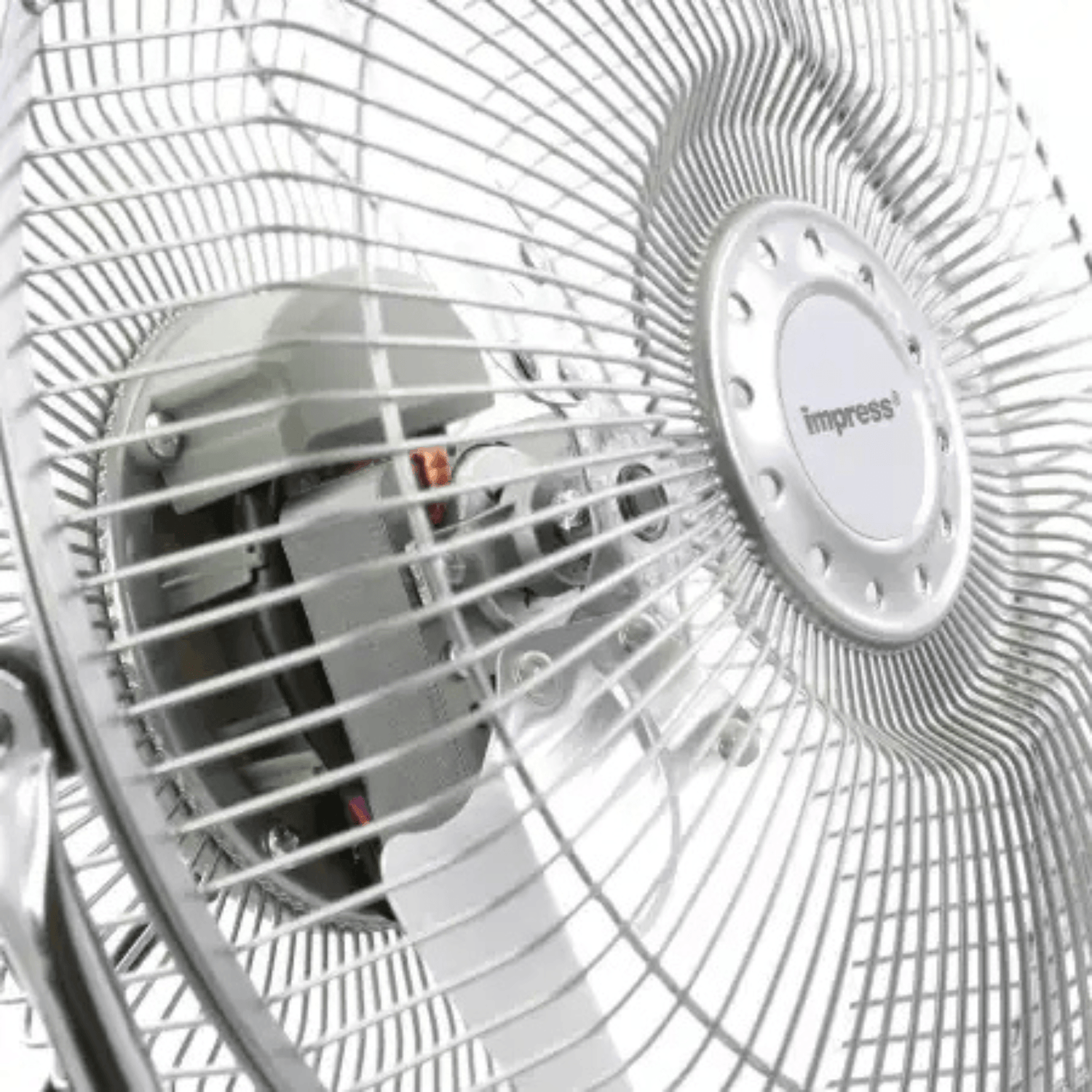 Impress All-Metal 9" High Velocity Floor Fan Jupiter Gear Home