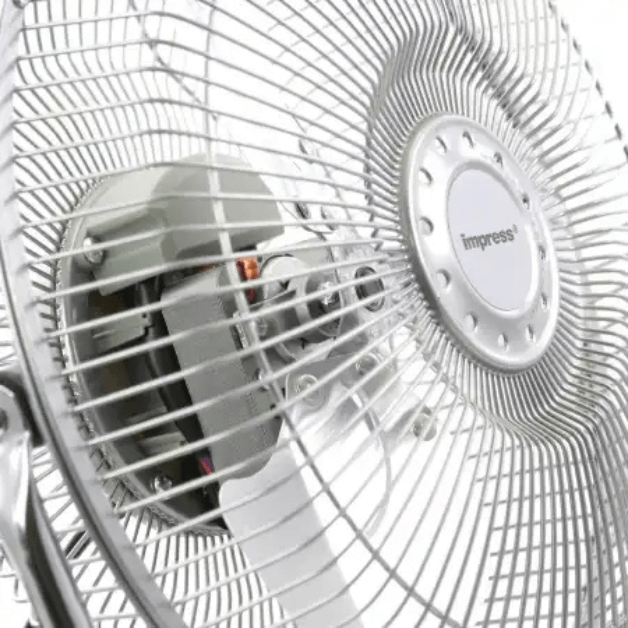 Impress All-Metal 9" High Velocity Floor Fan Jupiter Gear Home