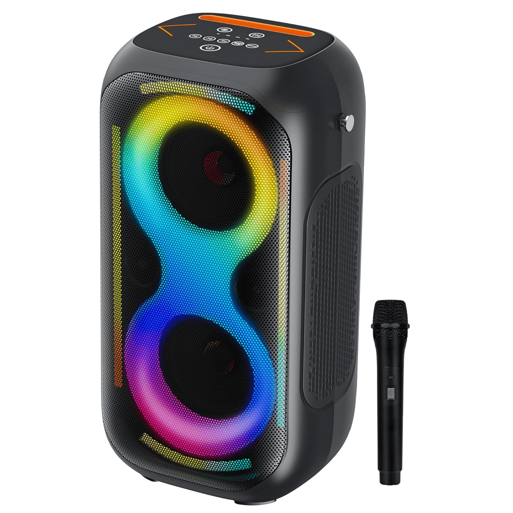 IQ Sound 2x5-Inch TWS Fusion Glow Portable Bluetooth Speaker Jupiter Gear Home