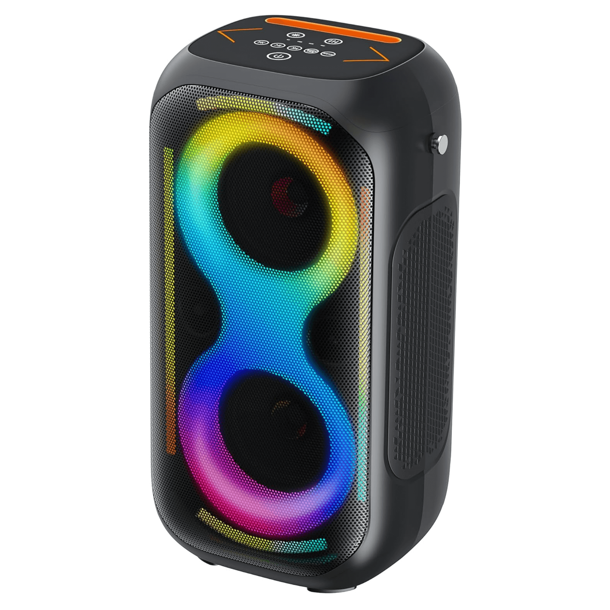 IQ Sound 2x5-Inch TWS Fusion Glow Portable Bluetooth Speaker Jupiter Gear Home