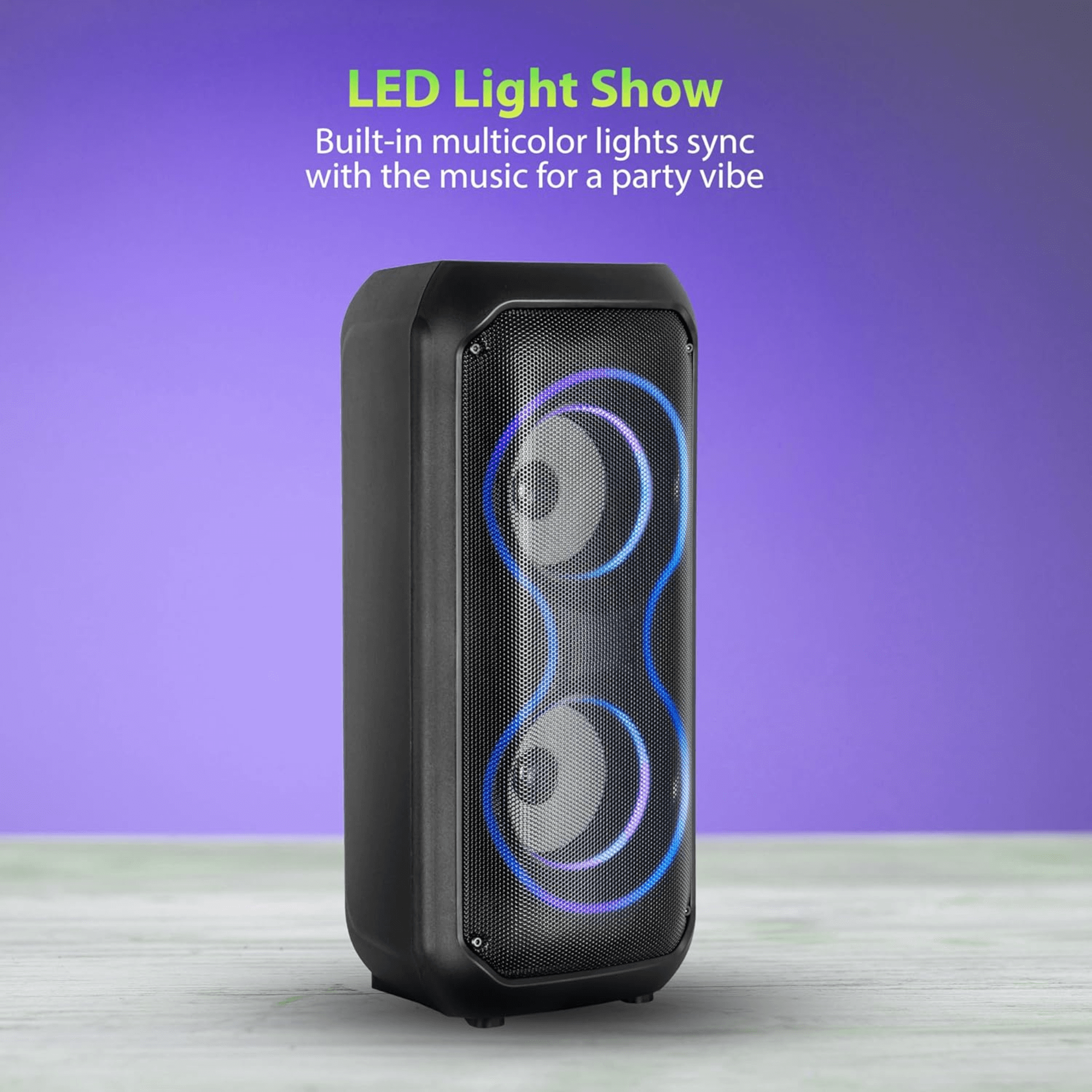 IQ Sound 2x4-Inch High Efficiency Bluetooth Speaker System Jupiter Gear Home