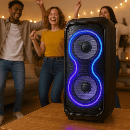 IQ Sound 2x4-Inch High Efficiency Bluetooth Speaker System Jupiter Gear Home