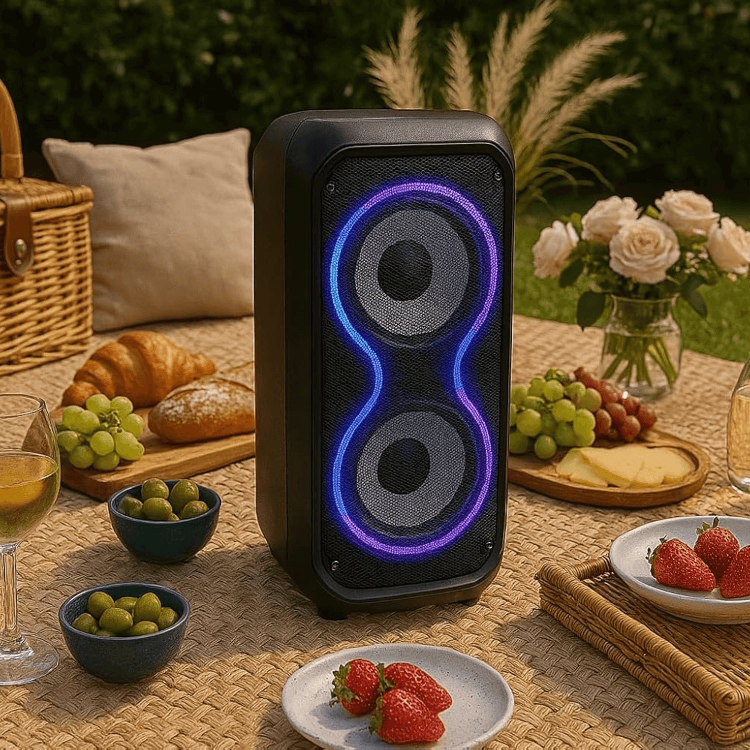 IQ Sound 2x4-Inch High Efficiency Bluetooth Speaker System Jupiter Gear Home